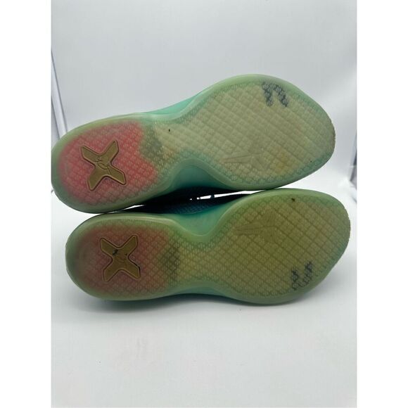 Nike Kobe 10 5AM Flight Blue Lagoon/Black-Vapor Green Mens‎ Size 7Y - Picture 5 of 6